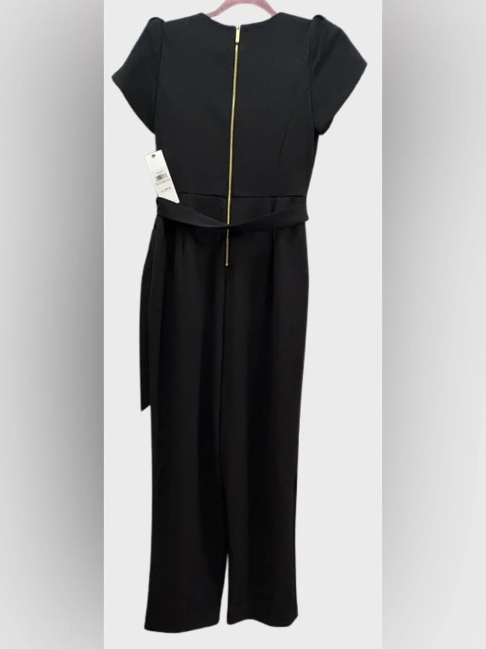 Calvin Klein Black Jumpsuit with Belt
